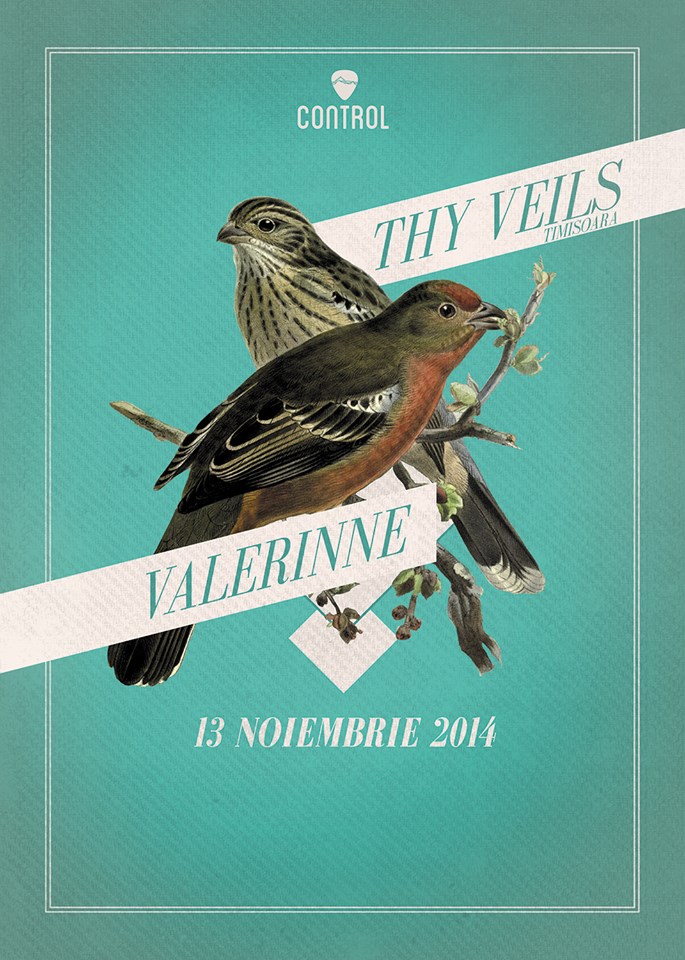 Castiga o invitatie la concertul Thy Veils si Valerinne de pe 13 noiembrie, din Club Control!